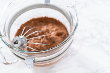 Chocolate ganache cupcake