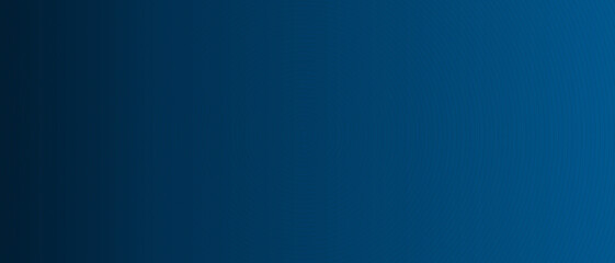 Circle lines pattern on blue background. Circle lines pattern for backdrop, brochure, wallpaper template. Realistic lines with repeat circles texture. Simple geometric background, vector illustration