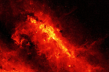 Beautiful red galaxy, space nebula. Elements of this image furnished by NASA