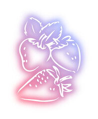 Collection of Fruit neon