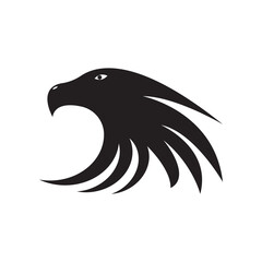 Fototapeta premium Falcon logo template vector