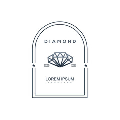 Diamond vintage logo