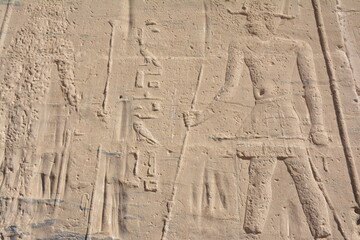 This is Philae temple that is located in Philae island in Aswan city, Egypt