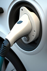 Generative AI illustration of close up of a refueling