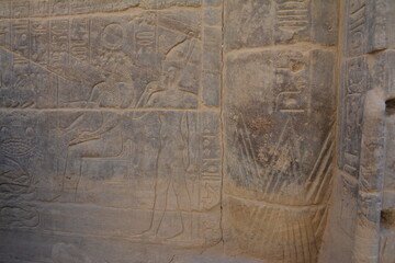 This is Philae temple that is located in Philae island in Aswan city, Egypt