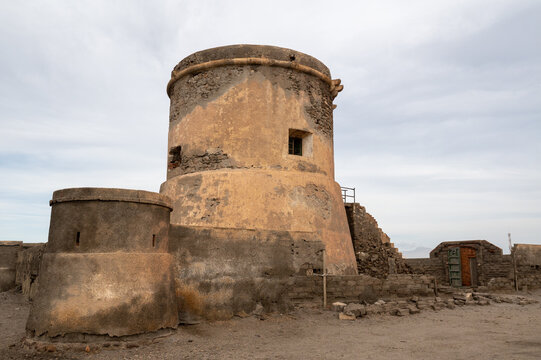 Tower of San Miguel de Cabo de Gata in Andalusia, Spain