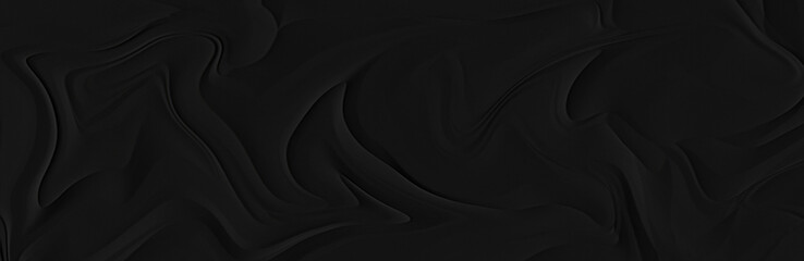 Texture of crumpled paper. Clean crumple black paper. 