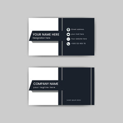 Free PSD clean professional business card template