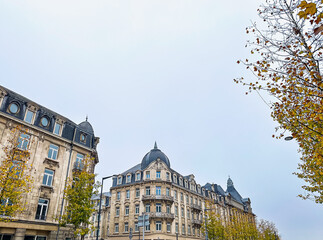 Fototapeta premium Antique building view in Luxembourg