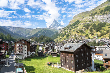 Zermatt and Matterhorn on the background, Switzerland