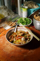 thai noodle street food