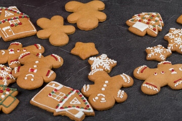 Christmas bakery. Festive food