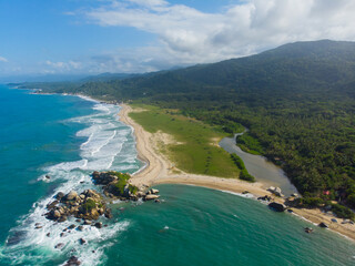 view of the coast of the region sea