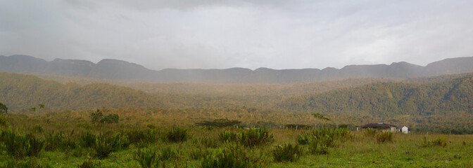 Panoramica bosque de galilea Tolima Colombia