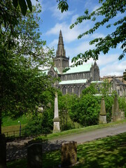 Obraz premium Glasgow Cathedral from the south east.