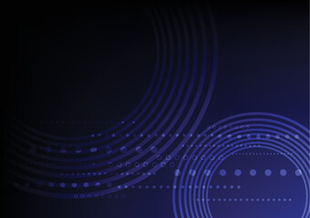 circle blue background vector technology