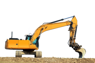 Dredge on a building site