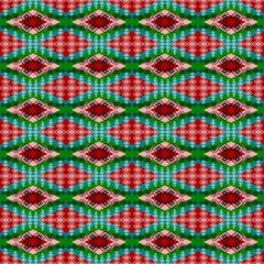 seamless geometric ethnic pattern design