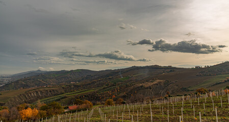 Abruzzo, Italy.  Spectacular autumnal landscapes