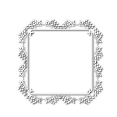 frames in vintage style with elements of ornament, art, pattern, background, texture