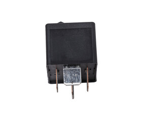 Electric relay, Electrical Auxiliary Relay, Coil Power Relay, magnetic contactor, 12v auto part isolated on white background.