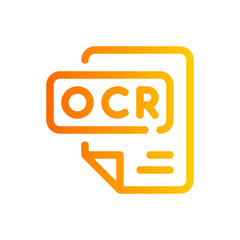ocr gradient icon