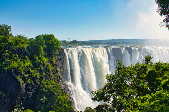 Die Victoriaf&auml;lle in Simbabwe und Sambia