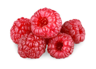 Ripe sweet fresh  red raspberry