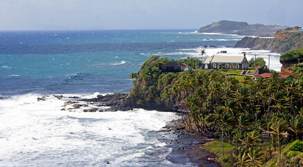 East coast of the island, St. Vincent and Grenadines