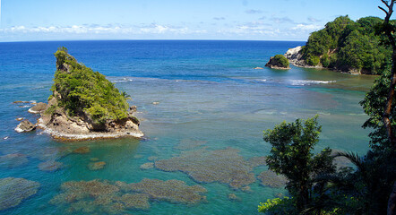 Panoramic of the north coast, Dominica Island © Eduardo