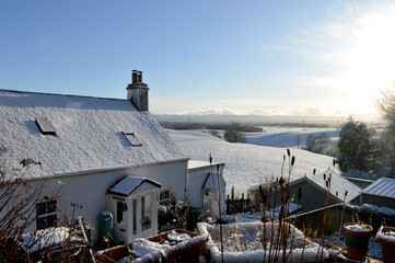  Scotland in Winter: Perthshire cottage in snow