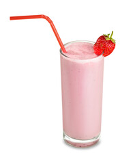 Strawberry Smoothie Isolated