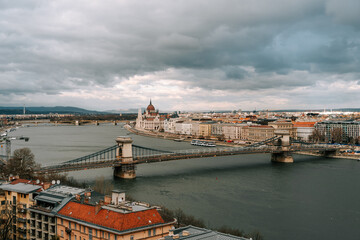 Fototapeta na wymiar Budapest Panorama