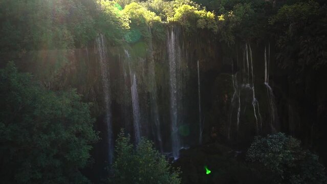 Yerkopru Waterfall is a waterfall in the Mut district of Mersin province in southern Turkey. Slow motion.