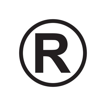 R initial letter logo symbol