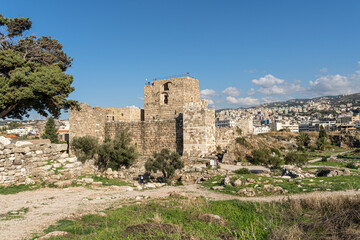 Fototapeta premium The Crusader Castle, Byblos, Lebanon 