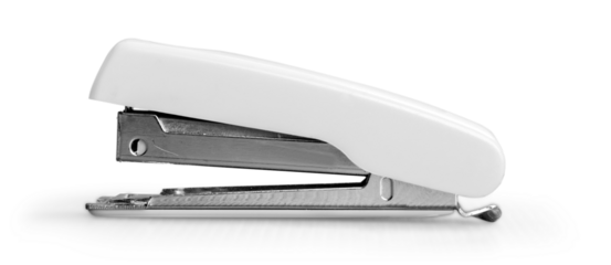 School colored stationery supplies, stapler