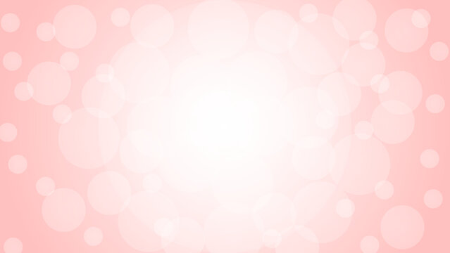 Vector illustration abstract pink bokeh love background