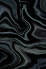 Luxury and empty smooth Black silk background with curved wave lines and stains, Abstract colorful liquid marble background with waves, Decorative and swirl marbling effect silk background.	