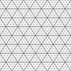 Fototapeta premium Seamless triangles pattern. Interlocking triangular shapes tessellation background. Triangle figures wallpaper. Grate backdrop. Grid motif. Polygons image. Digital paper design. Textile print. Vector.