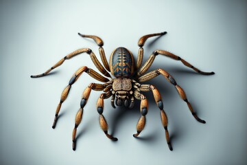 Exotic spider illustration Generative AI