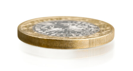 Big stacks of metal Coins money