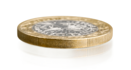 Big stacks of metal Coins money