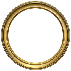 Golden frame created with AI