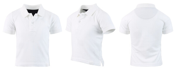 Images of a boys shirt in three angles