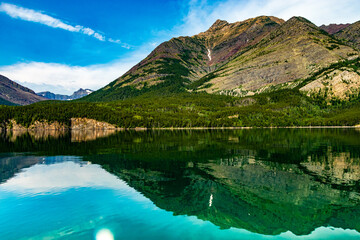 Upper Waterton Lakes Waterton Lakes National Park Alberta Canada