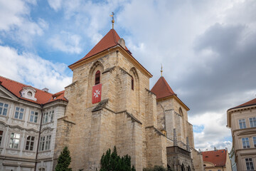 Fototapeta na wymiar Church of Virgin Mary under the Chain - Prague, Czech Republic
