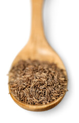 Classic kitchen cooking wooden spoon with herb