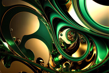 artistic emerald or jade background, creative background in green