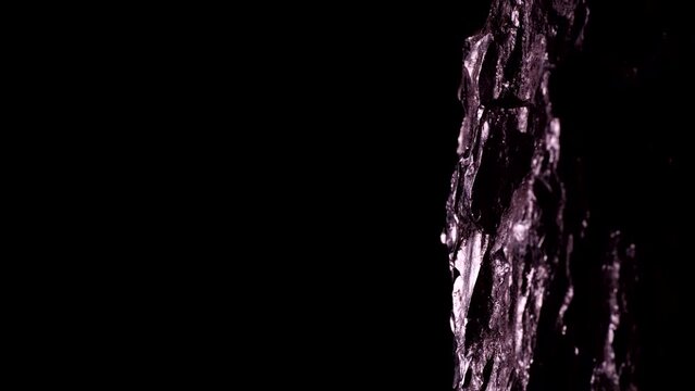 Rotating coal, space for text, video
